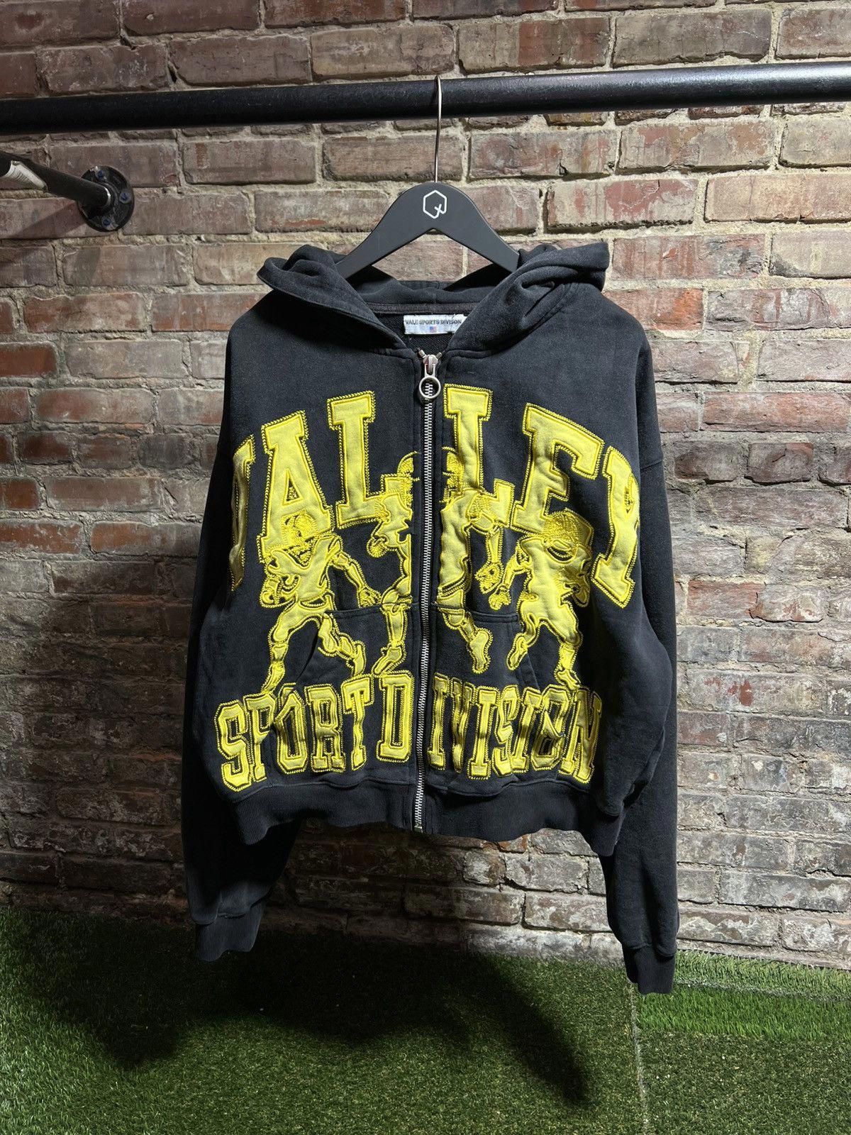Valley Sports Division Zip-Up Black/Yellow Sz. L
