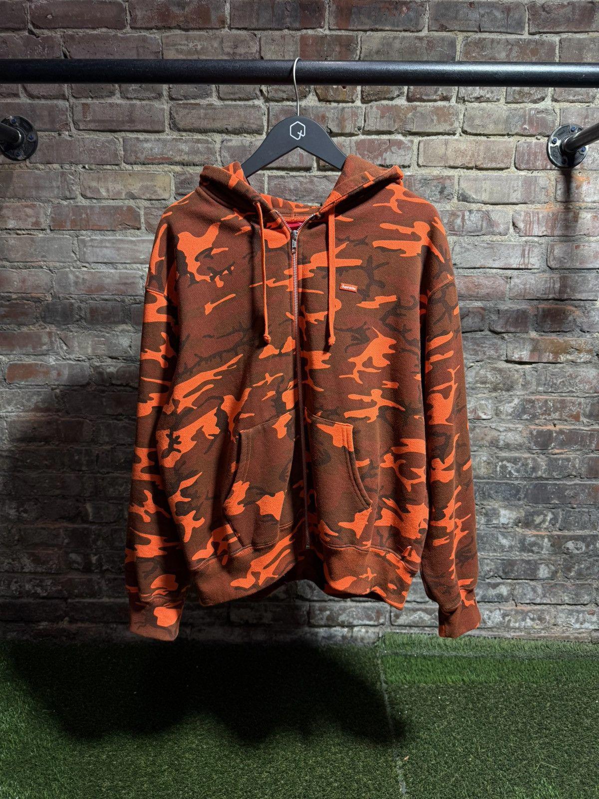 Supreme Orange Camo Zip-Up Sz. M