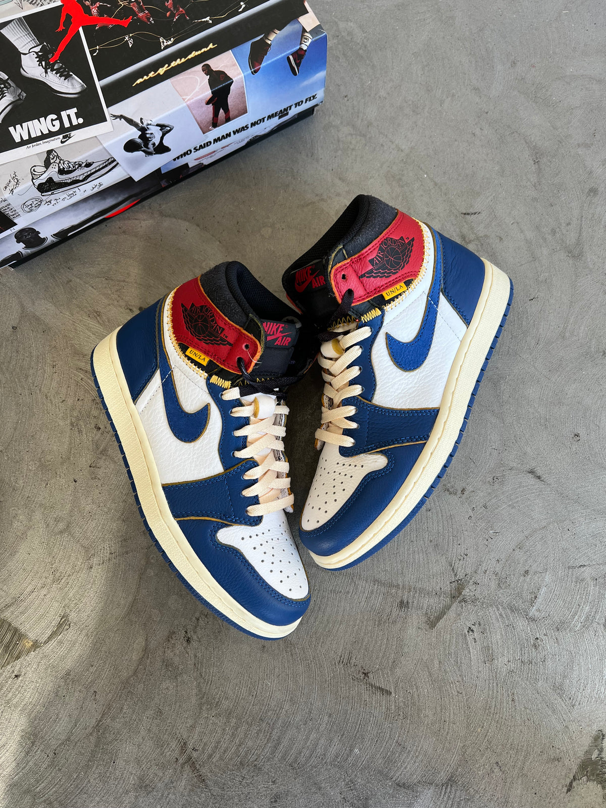 Jordan 1 x Union Storm Blue Sz. 6.5