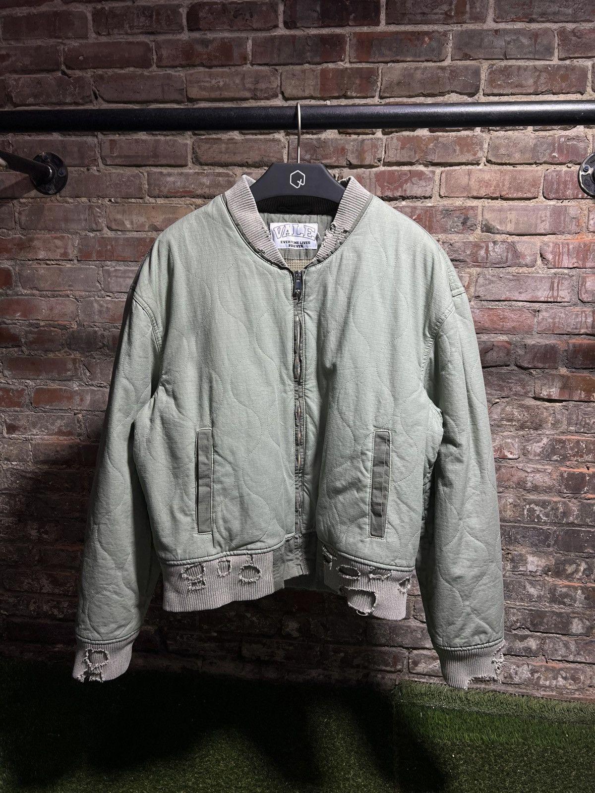 Vale State Quilted Bomber Jacket Sz. XL