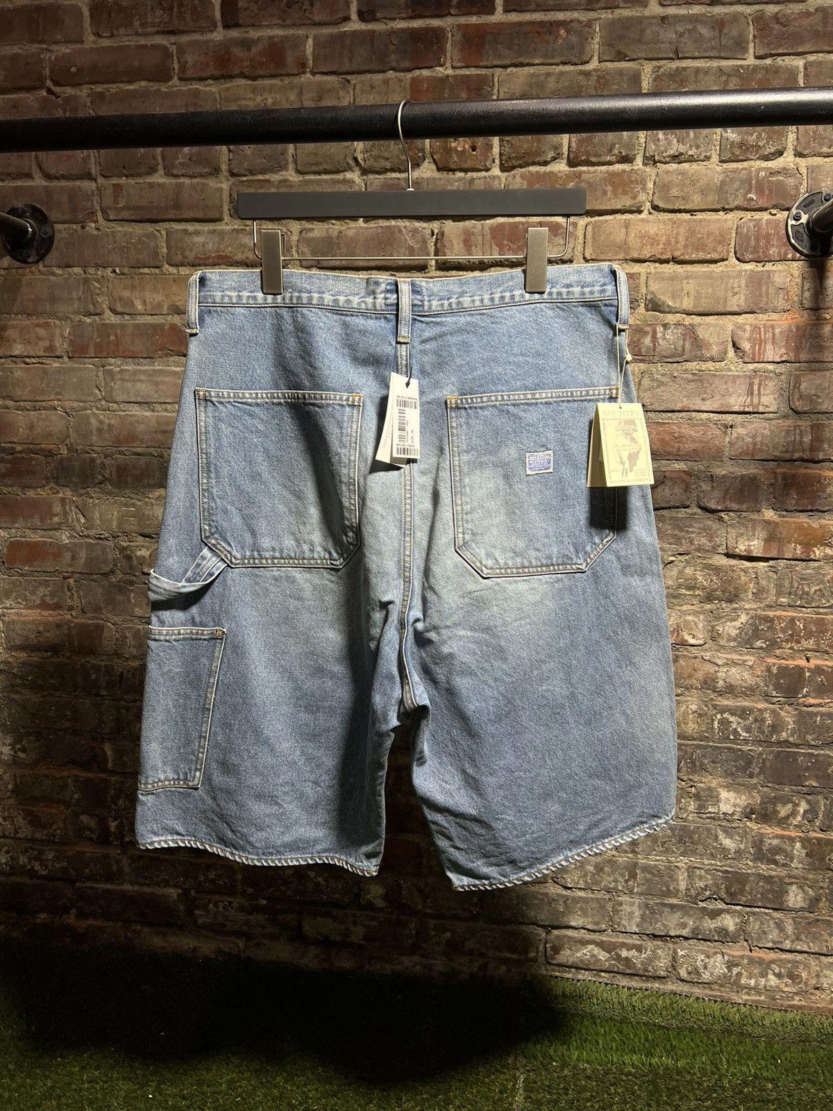 Kapital Gemstone Studded Carpenter Jean Shorts