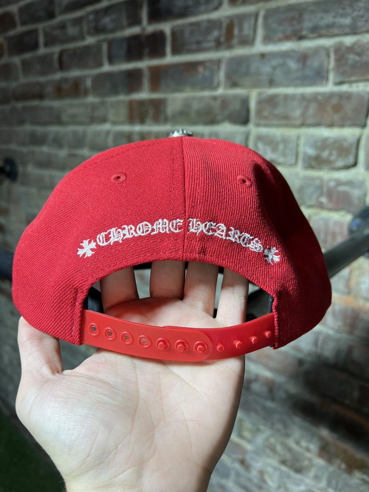 Chrome Hearts CH Baseball Hat Snapback Red