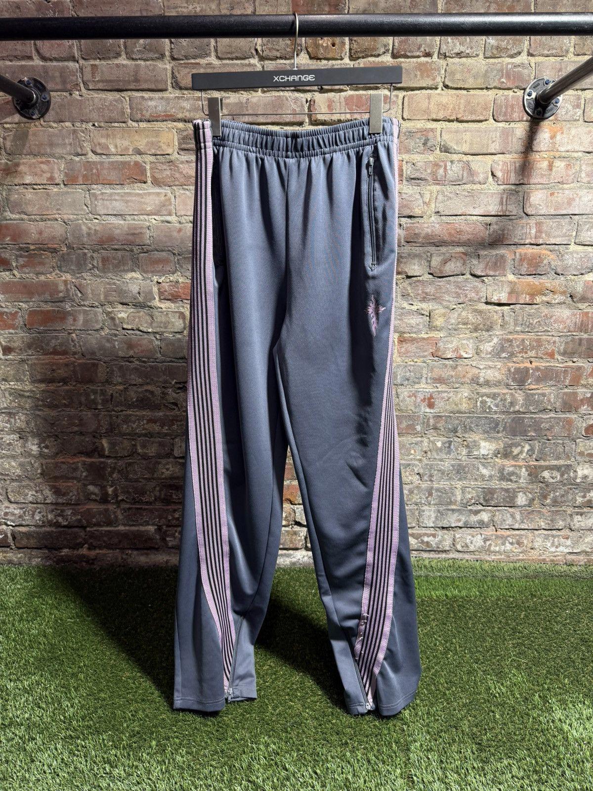Gv Gallery Striped Trackpants Grey/Purple Sz. L