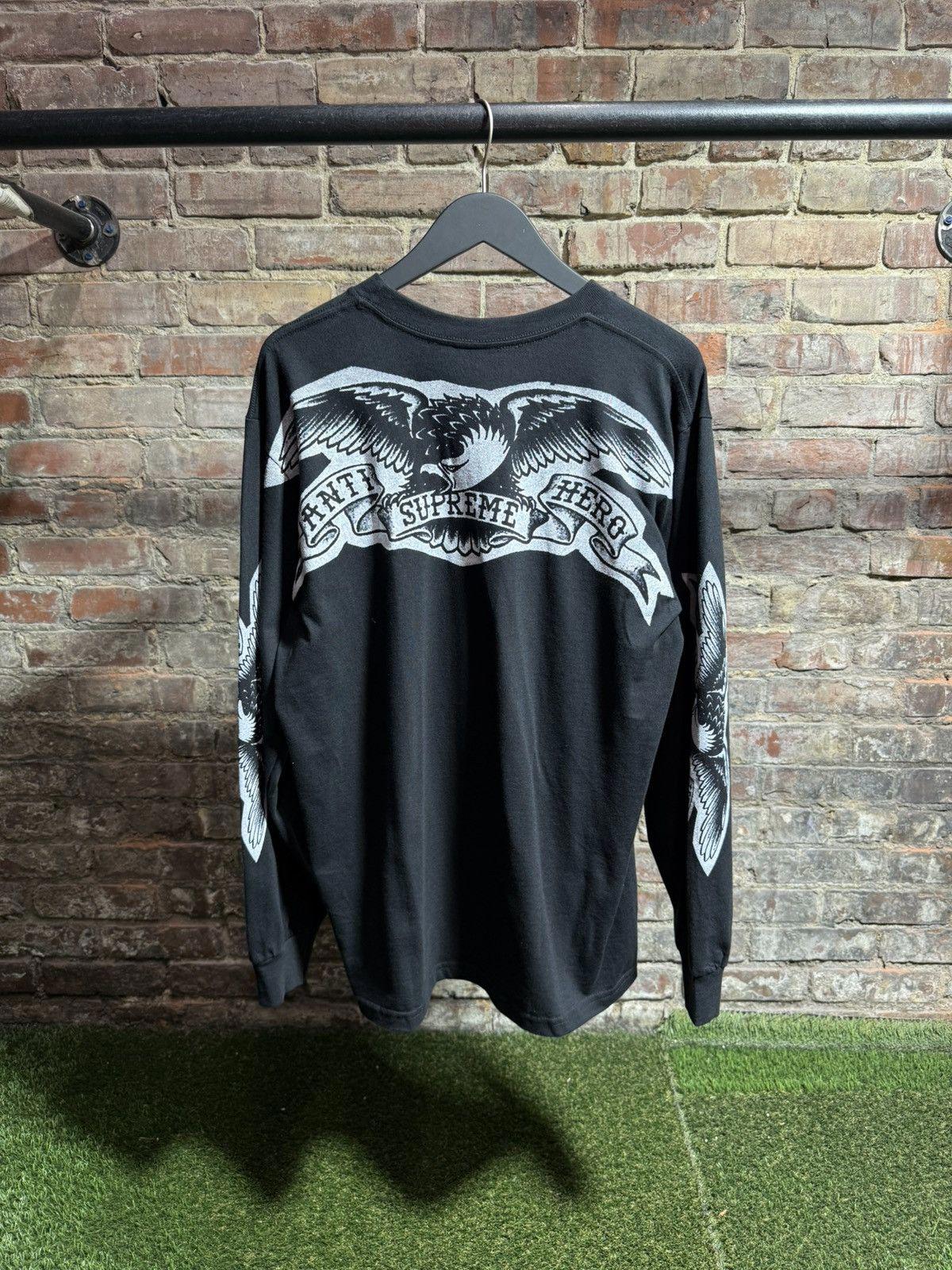 Supreme Antihero Eagle L/S Black Sz. M