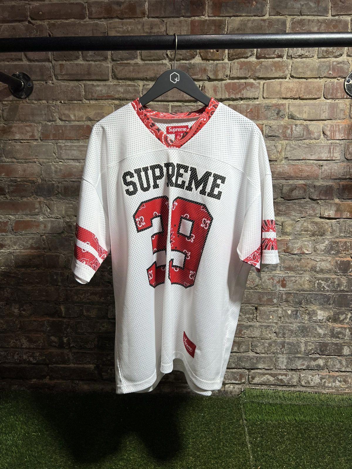 Supreme Bandana Football Jersey Sz. L