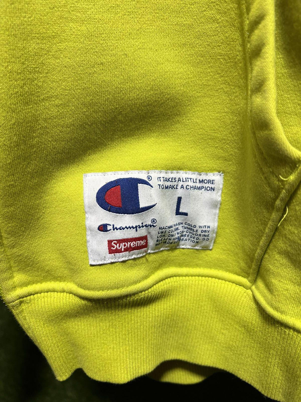 Supreme x Champion Hood Logo Neon Zip-Up Sz. XL
