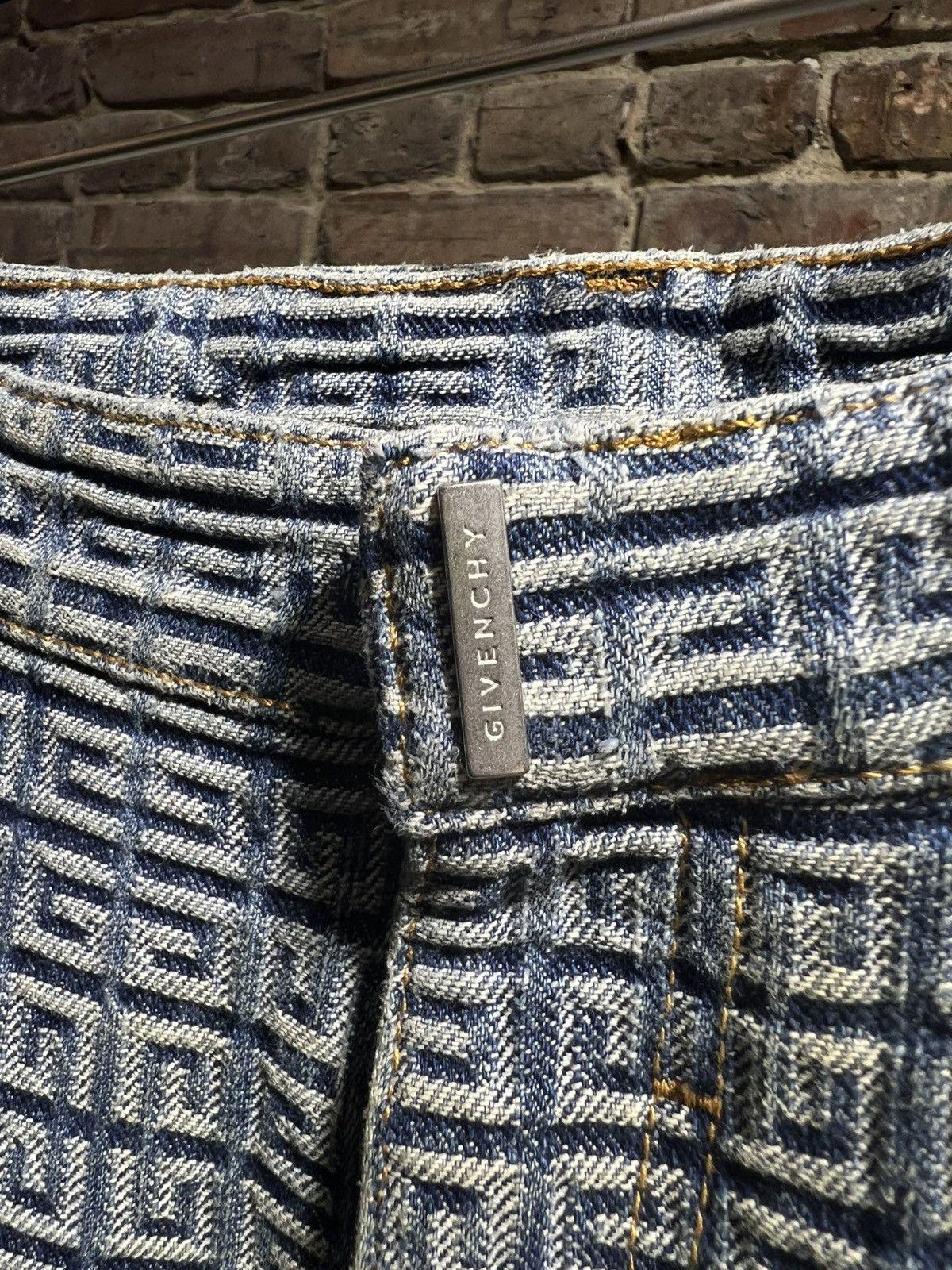 Givenchy 4G Jacquard Denim Jeans Sz. 33