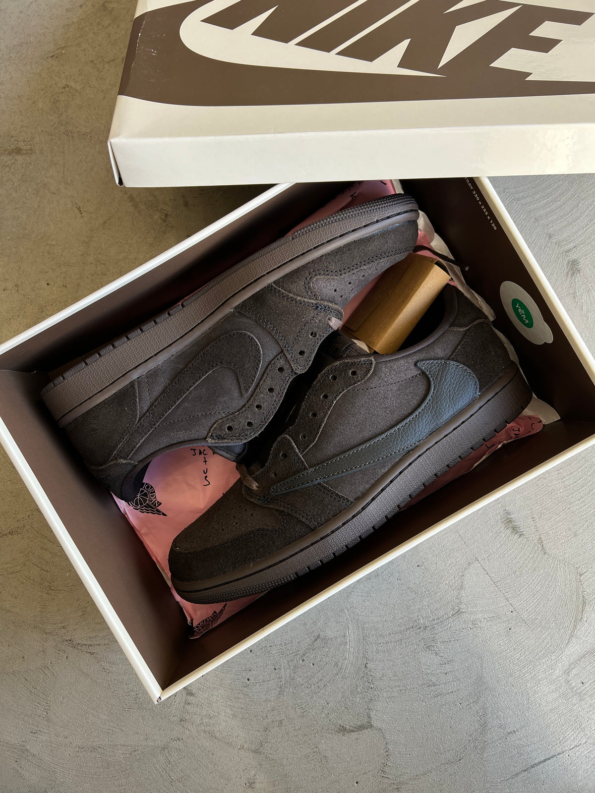 Travis Scott x Jordan 1 Low Dark Velvet Sz. 10