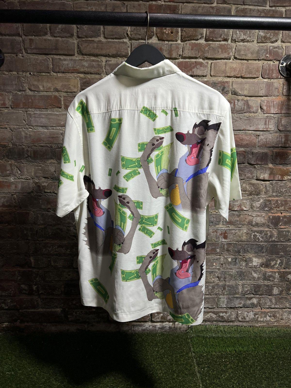 Supreme All Dogs Go To Heaven Button Up White Sz. M