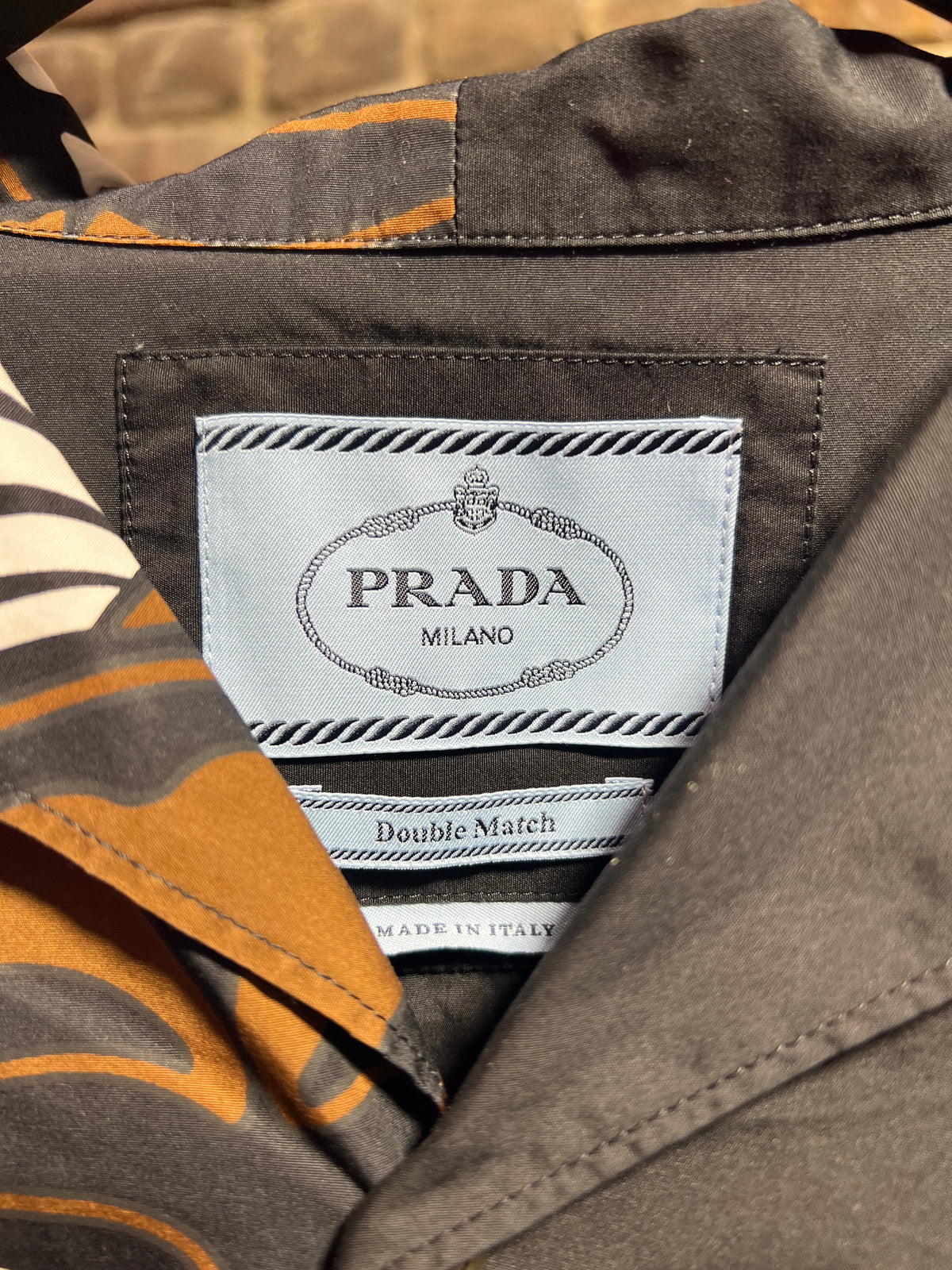 Prada Milano Split Button-Up