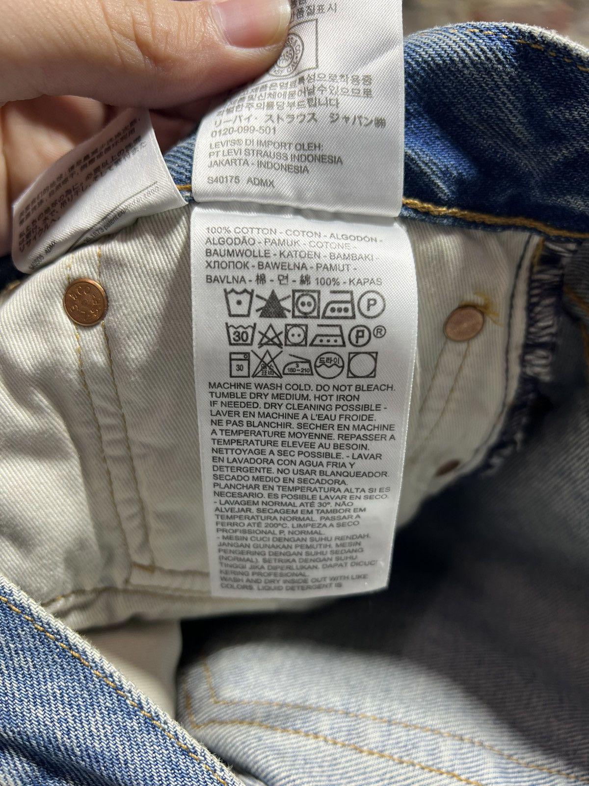Denim Tears Levi 501 Jeans Light Wash Sz. 36