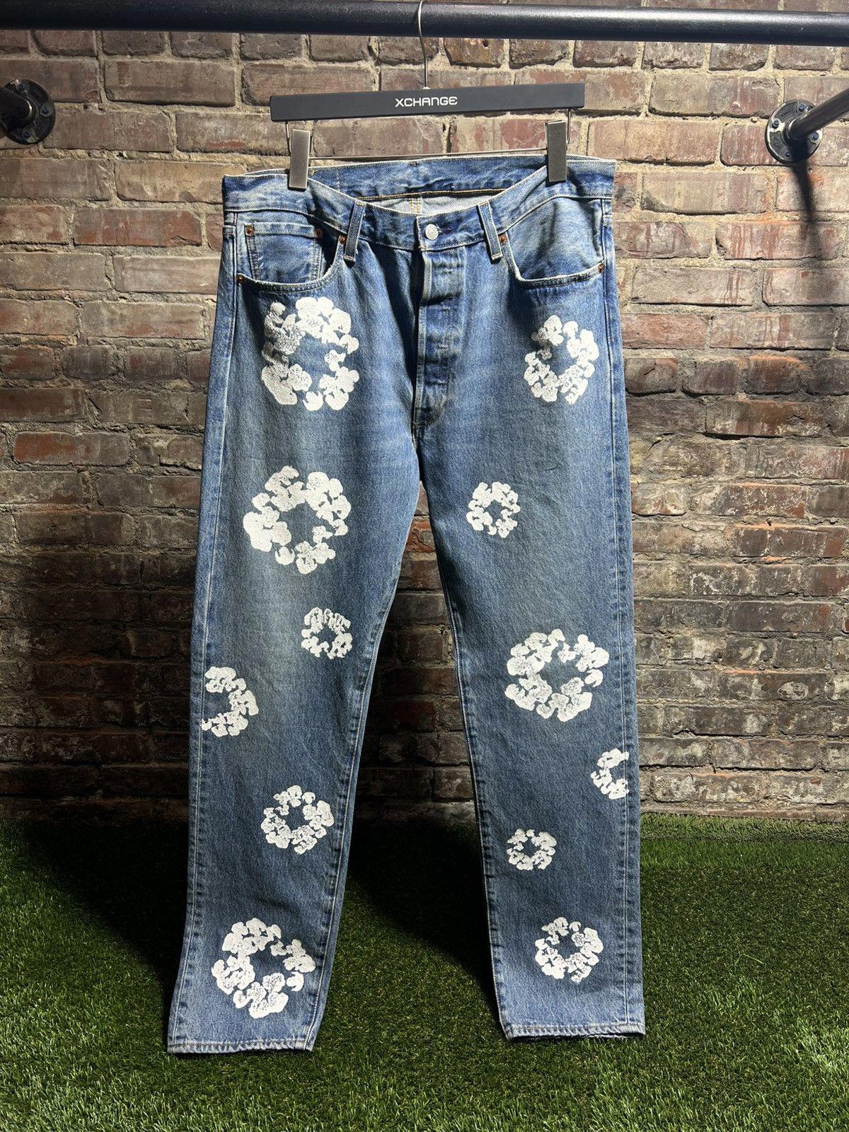 Denim Tears Levi 501 Jeans Light Wash Sz. 36