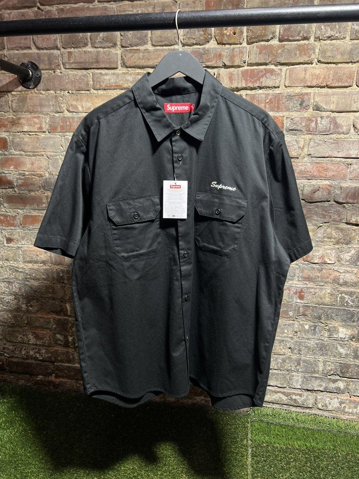 Supreme Rhinestone Button-Up Shirt Sz. XL