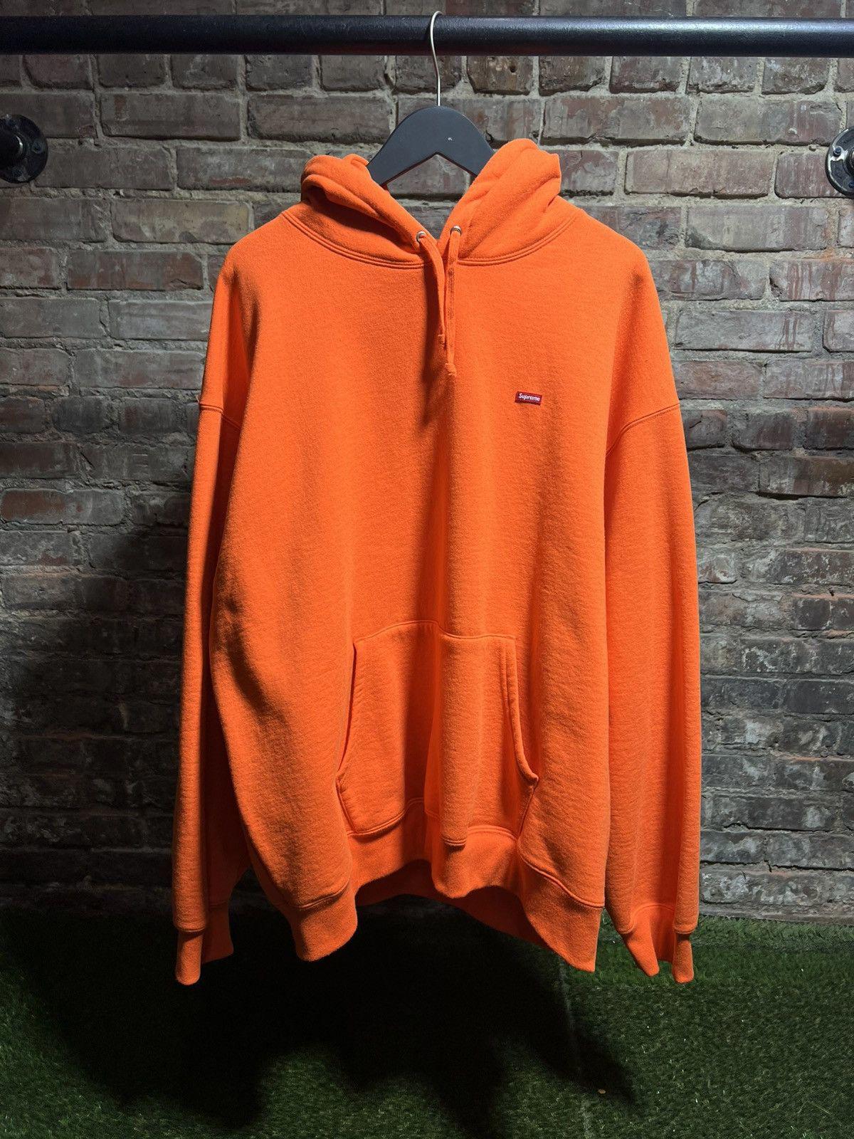 Supreme Orange Small Box Logo Hoodie Sz. XXL