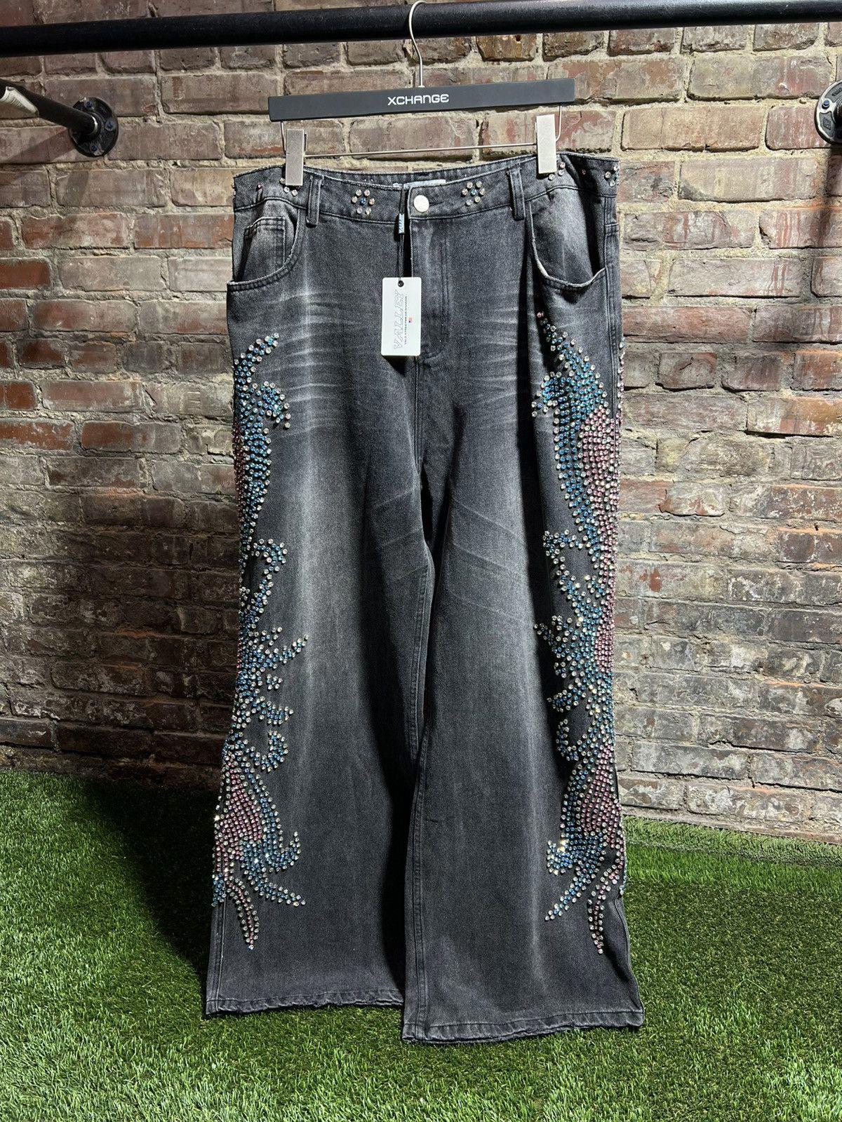 Vale State Crystal Denim Black Sz. 34