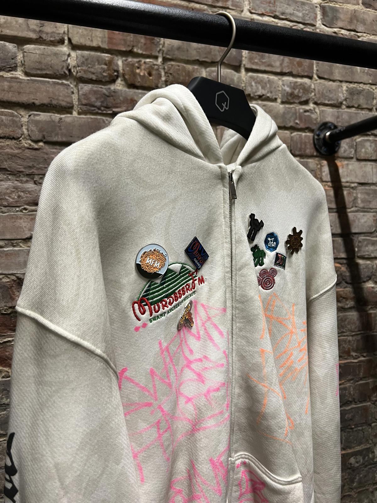Murd333r.FM Complexcon Exclusive 1/1 Signed Graffiti Hoodie
