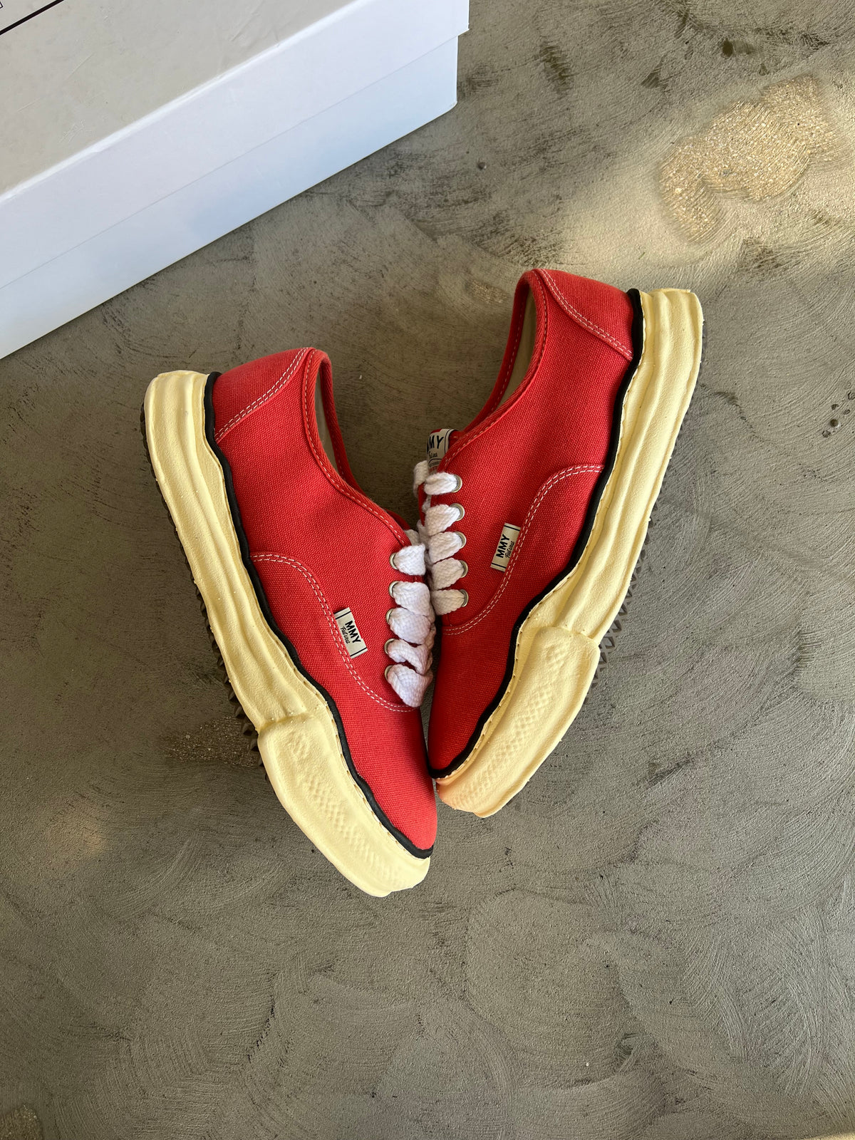 Maison Mihara Yasuhiro Baker Vintage Sole Orange Sz. 44