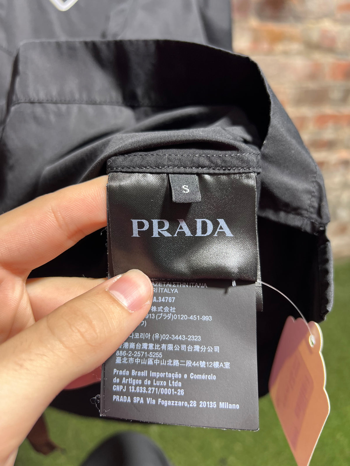 Prada Milano Split Button-Up