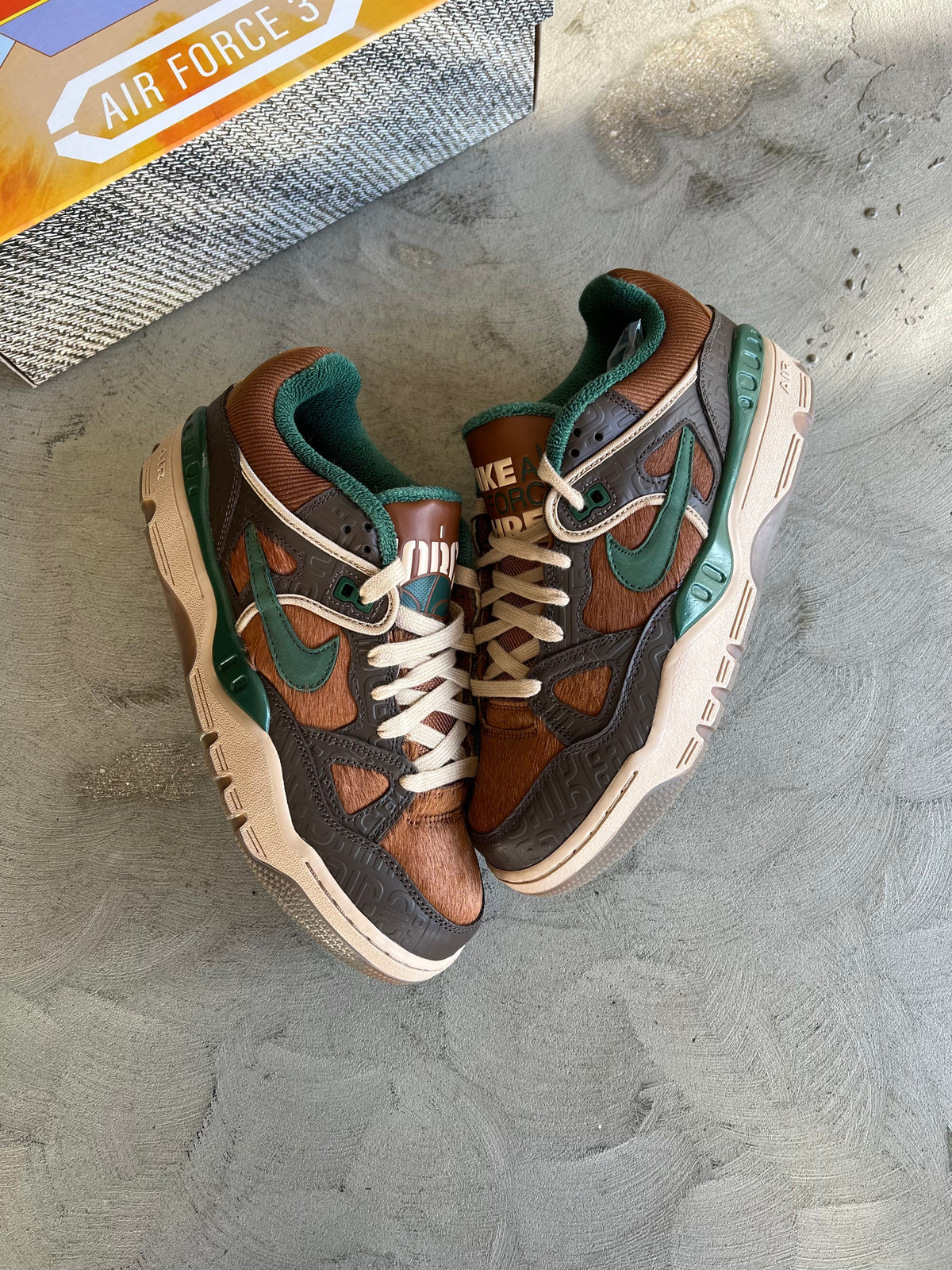 Nigo x Nike Air Force 3 Brown Sz. 10