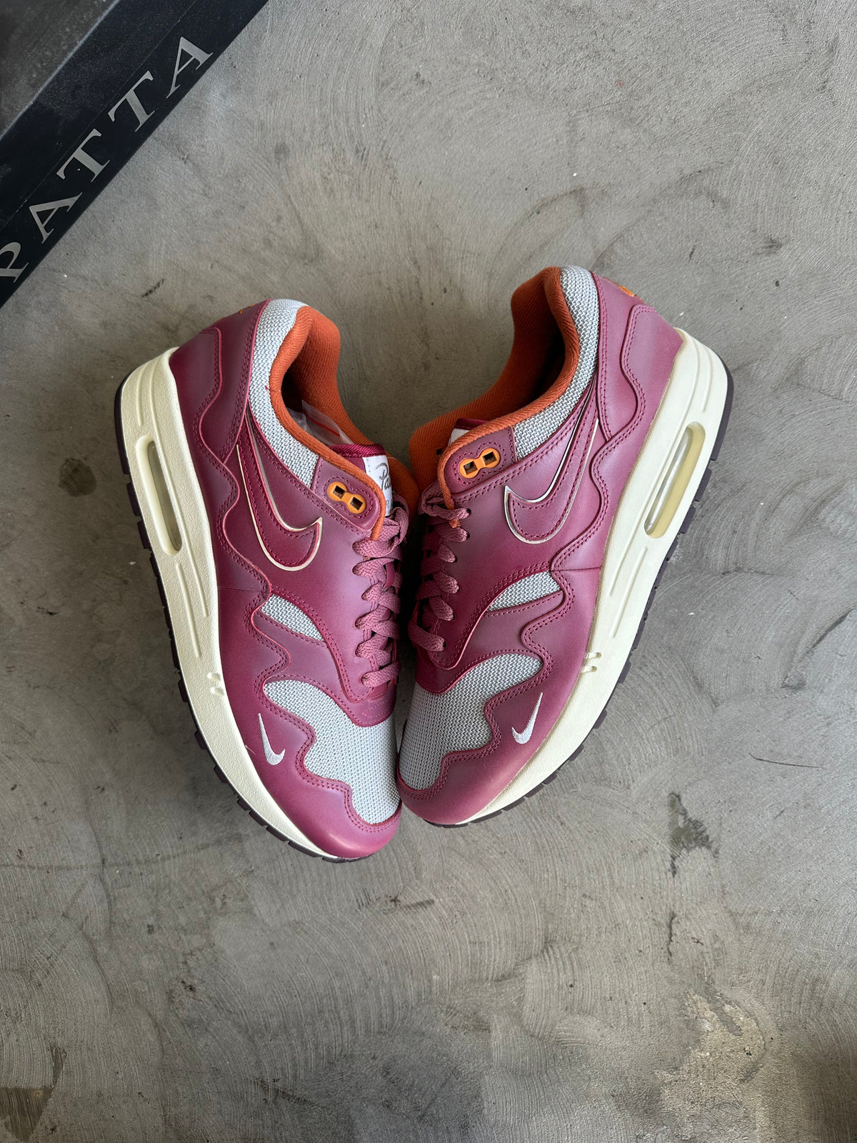 Patta x Nike Air Max 1 Maroon Sz. (8.5-9.5)