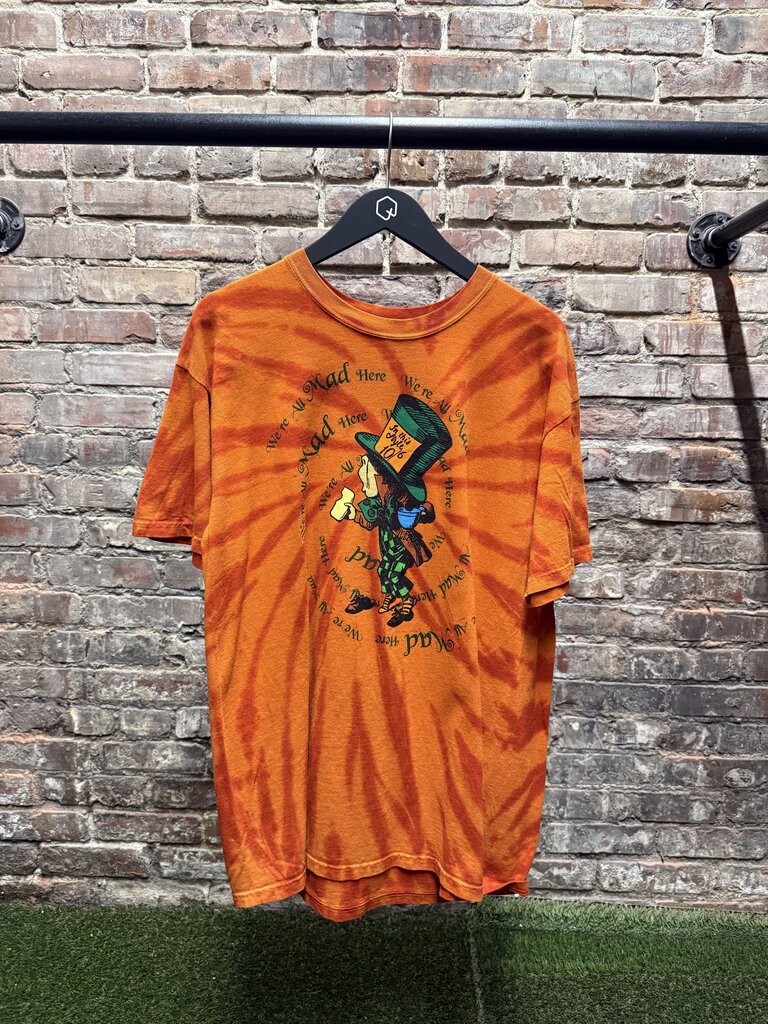 Alice in Wonderland Orange Tie Dye Sz.L/XL