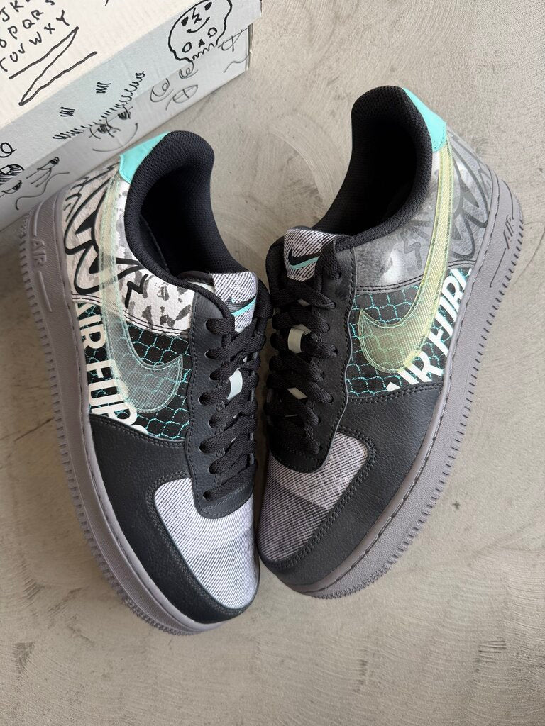 Nike AF1 Off Noir Pure Platinum Sz 8.5