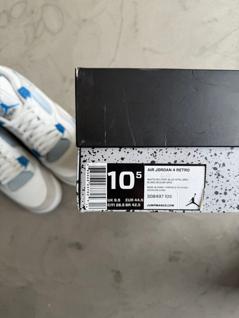 Jordan 4 Military Blue Sz. 10.5