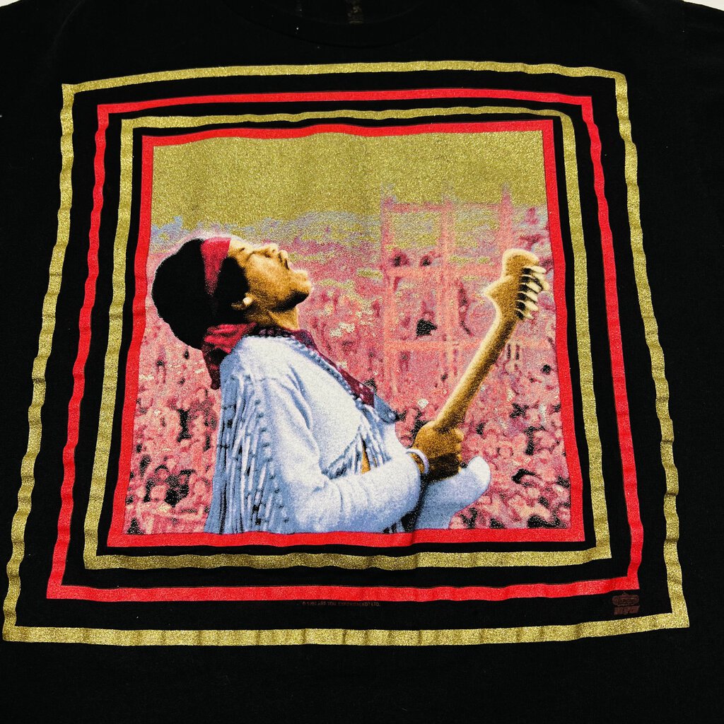 Jimi Hendrix Woodstock Tee Black Sz. XL