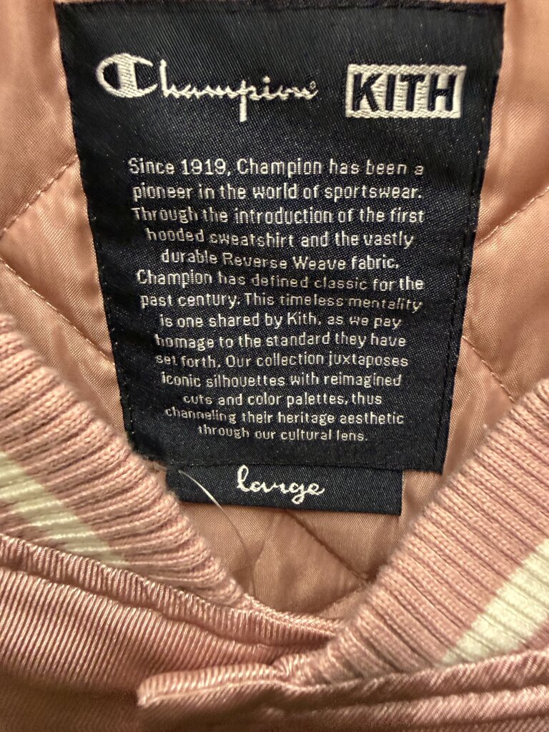 Kith x Champion Nylon Varsity Jacket Sz. L