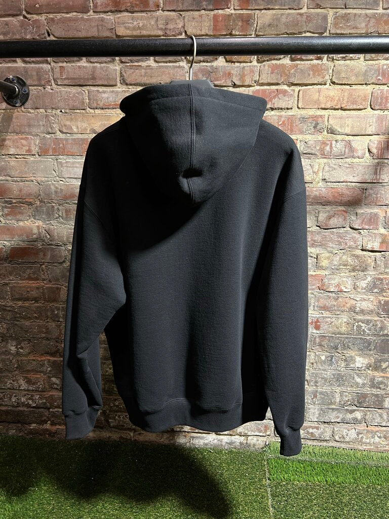 Supreme World Famous Mini Logo Hoodie Black Sz. L