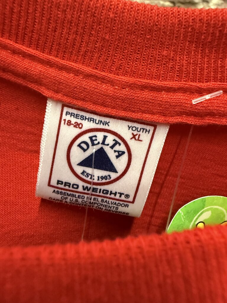 1998 SpongeBob Face Tee Sz. Y-XL