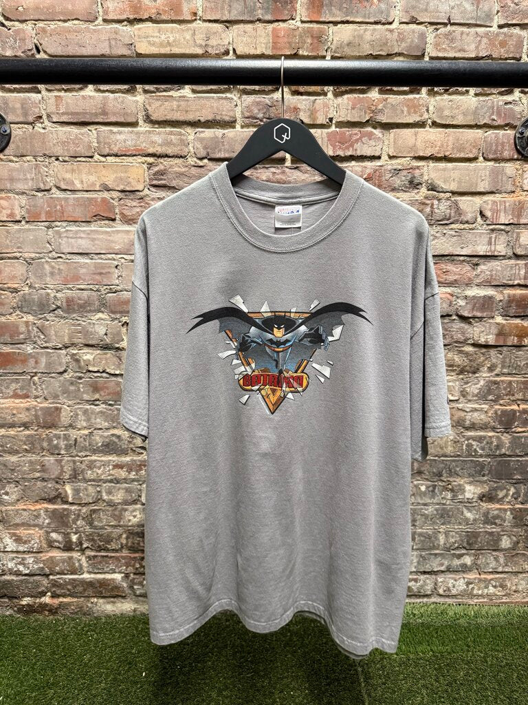 2001 Batman Animated Series Tee Grey Sz. XL