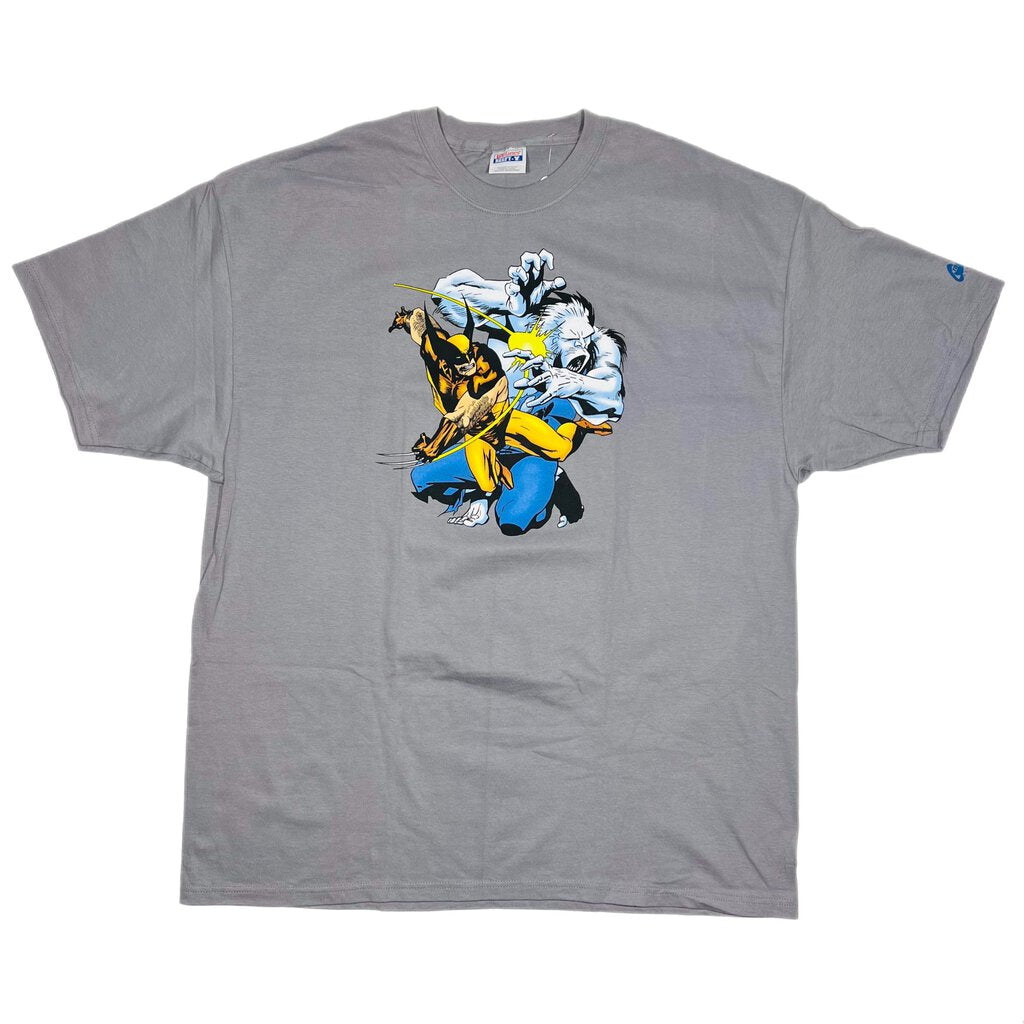 2001 Wolverine Fighting Tee Grey Sz. XXL