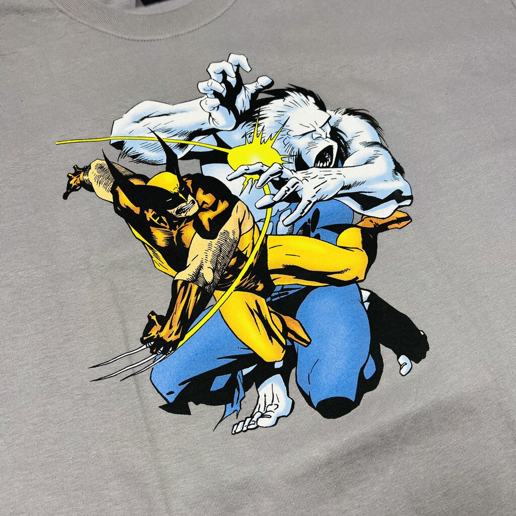 2001 Wolverine Fighting Tee Grey Sz. XXL