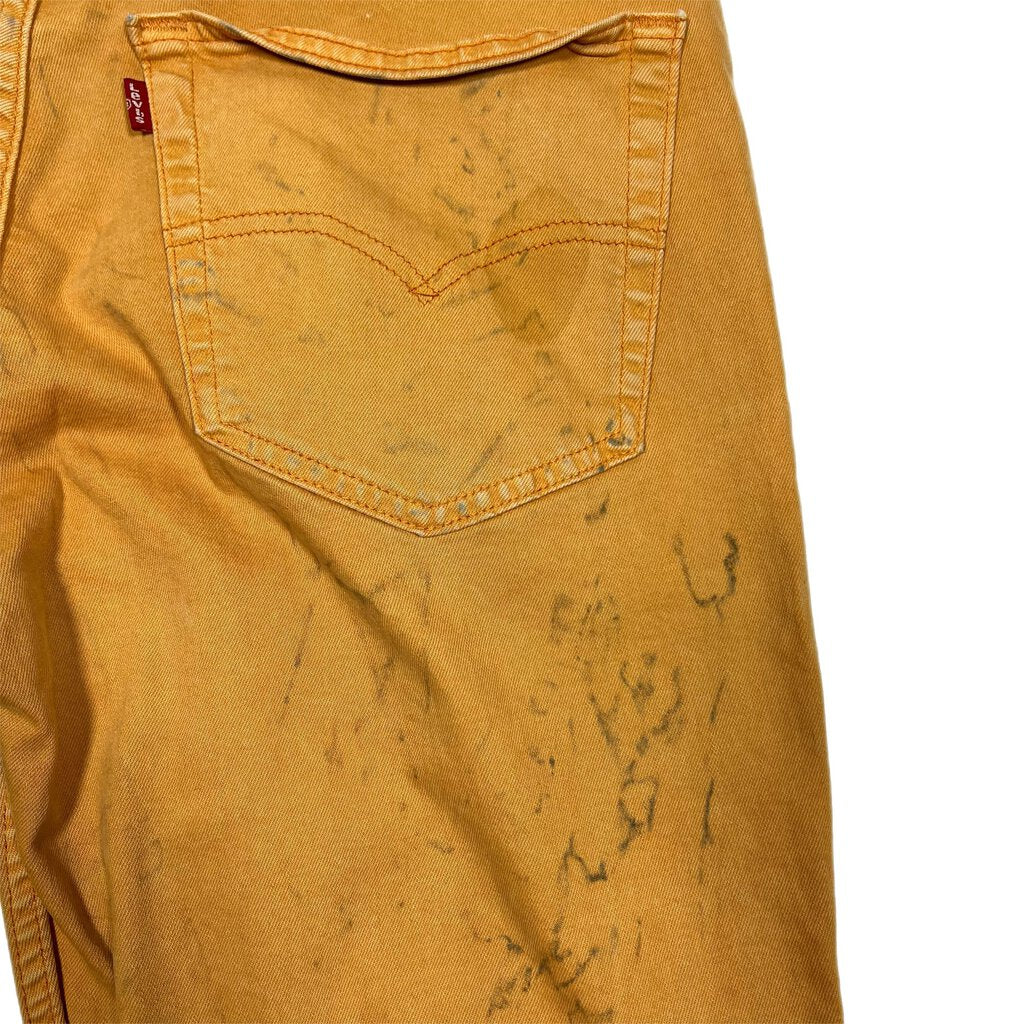 Vintage Y2K Levi's 511 Jeans Orange Denim Sz. 36 x 30
