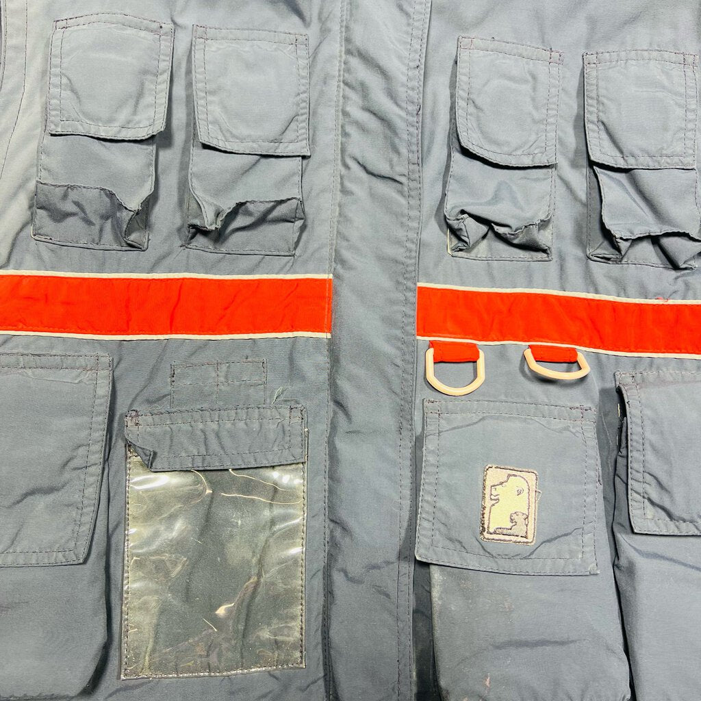 Vintage Multi Pocket Cargo Jacket Navy Sz. L
