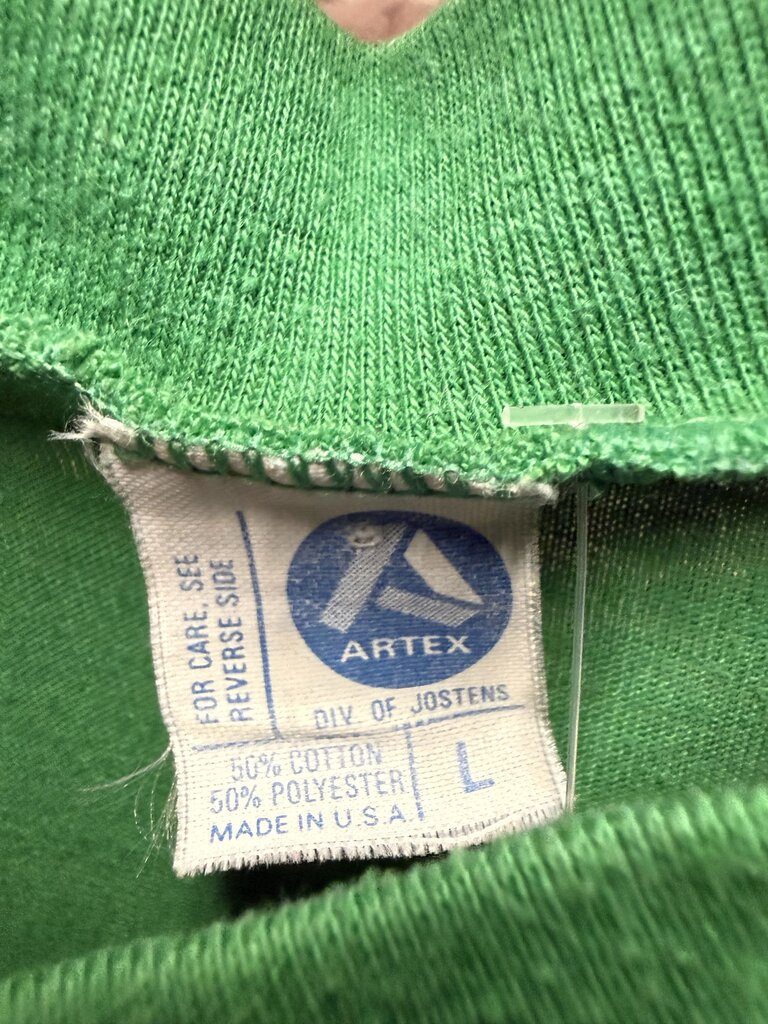 1971 Snoopy Joe's New York Jets Tee Green Sz. L