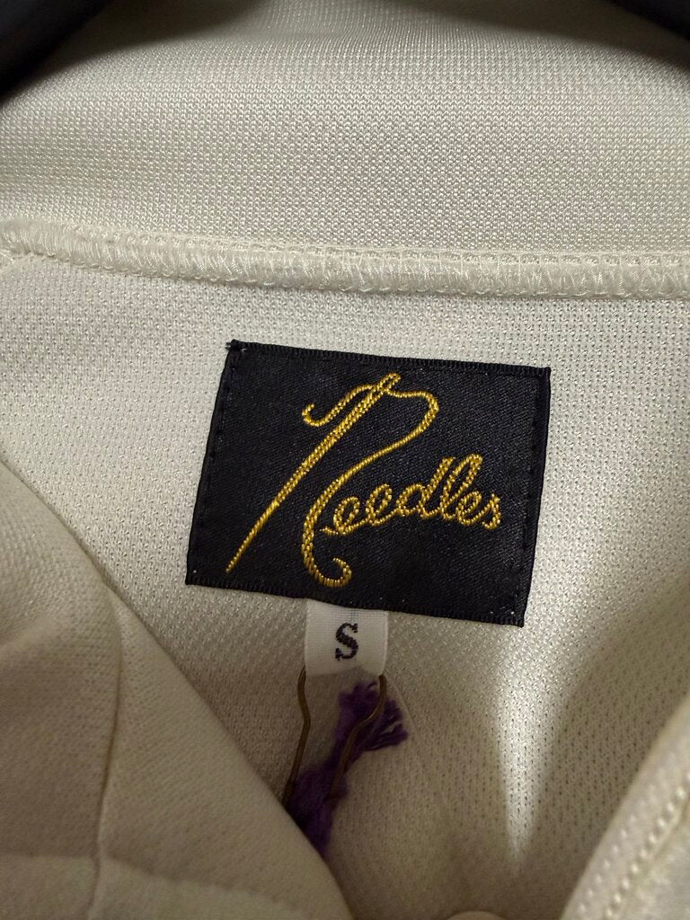 Needles Trim Track Jacket White/Purple Sz. S
