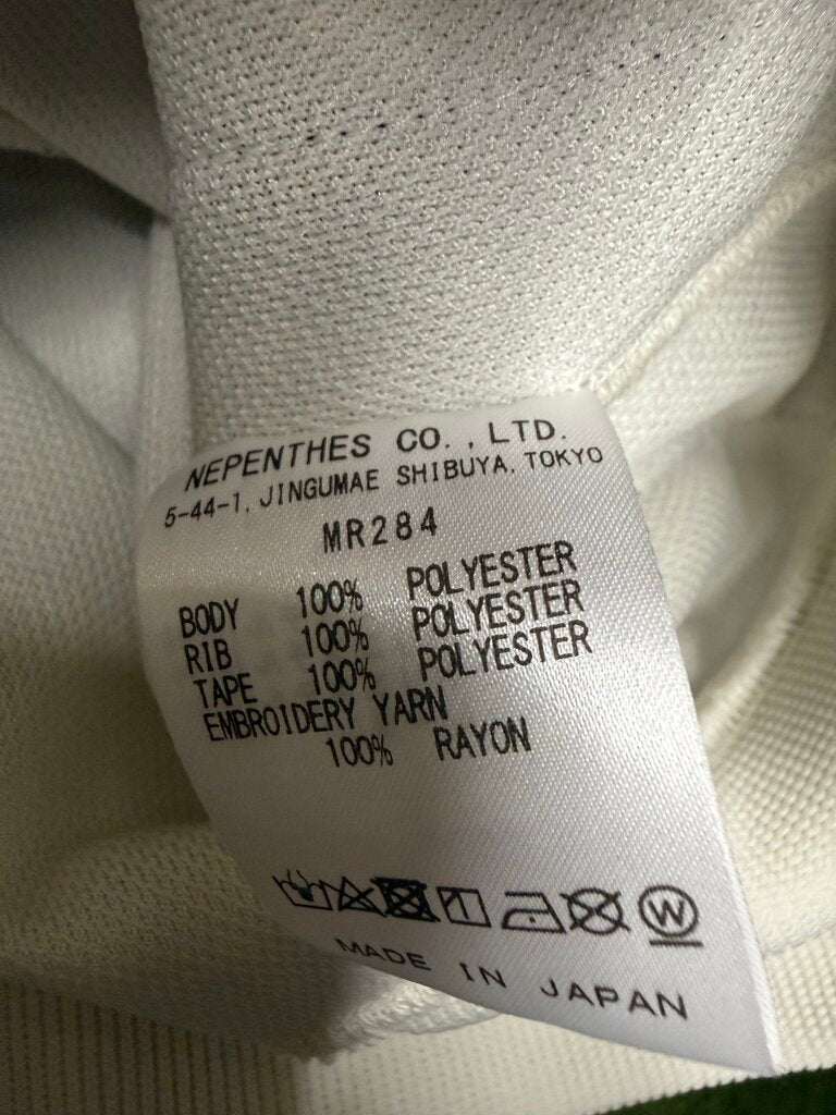 Needles Trim Track Jacket White/Purple Sz. S