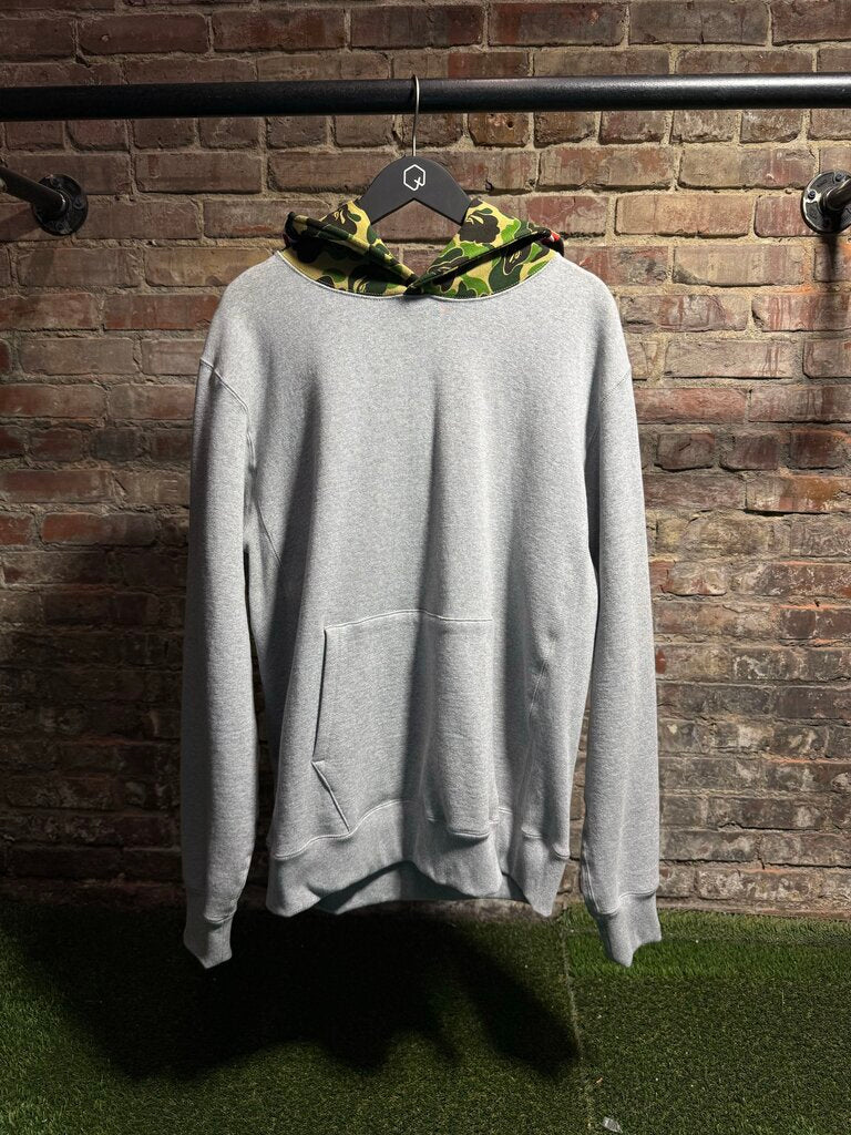 BAPE Green Sharkhead Hoodie Grey Sz. XL