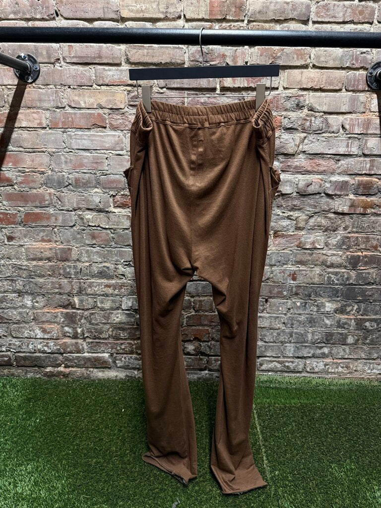 Rick Owens DRKSHDW Berlin Lounge Pants Brown Sz. M