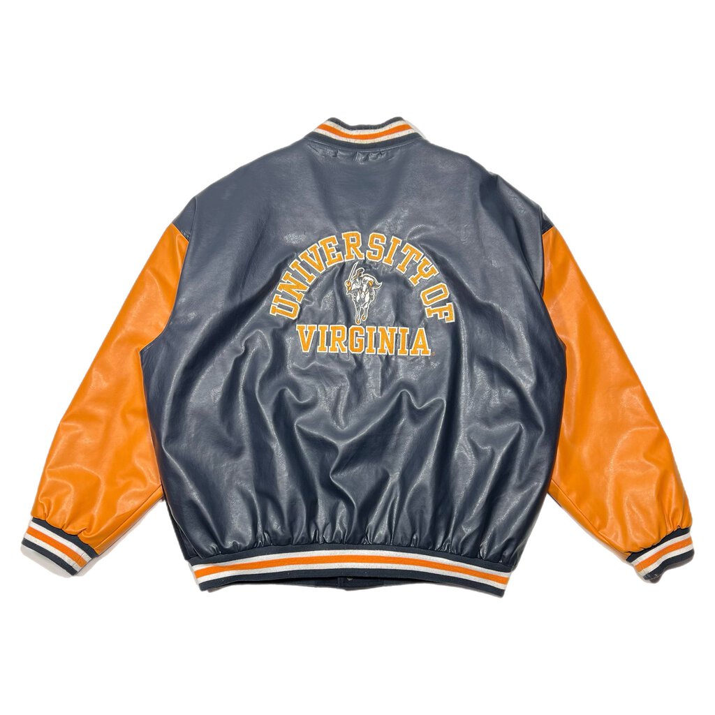 Vintage University Of Virginia Varsity Jacket Navy/Orange Sz. XXL