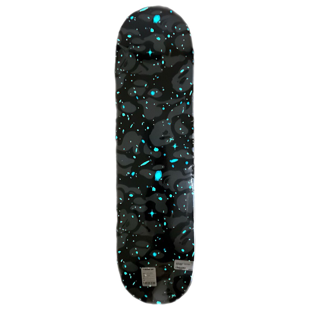 BAPE Space Camo Skate Deck White