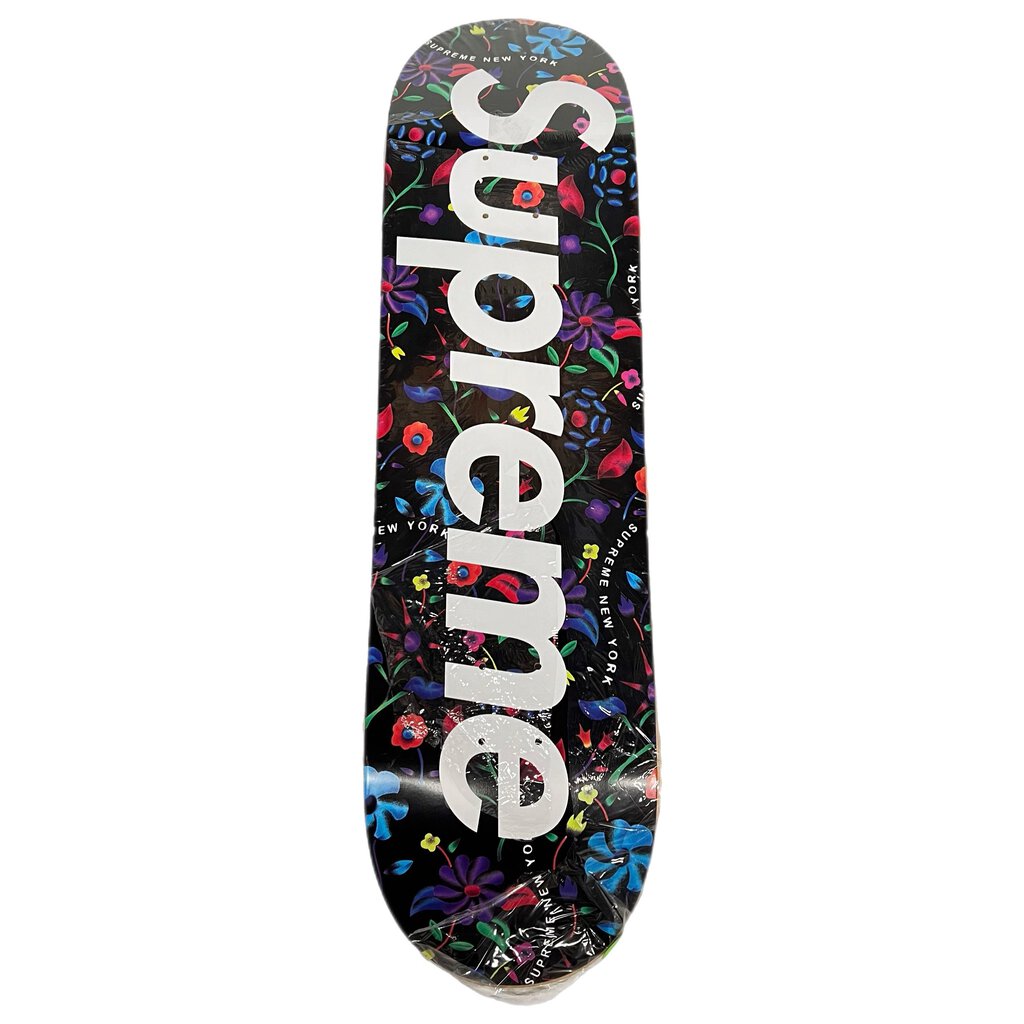 Supreme Floral Skate Deck Black