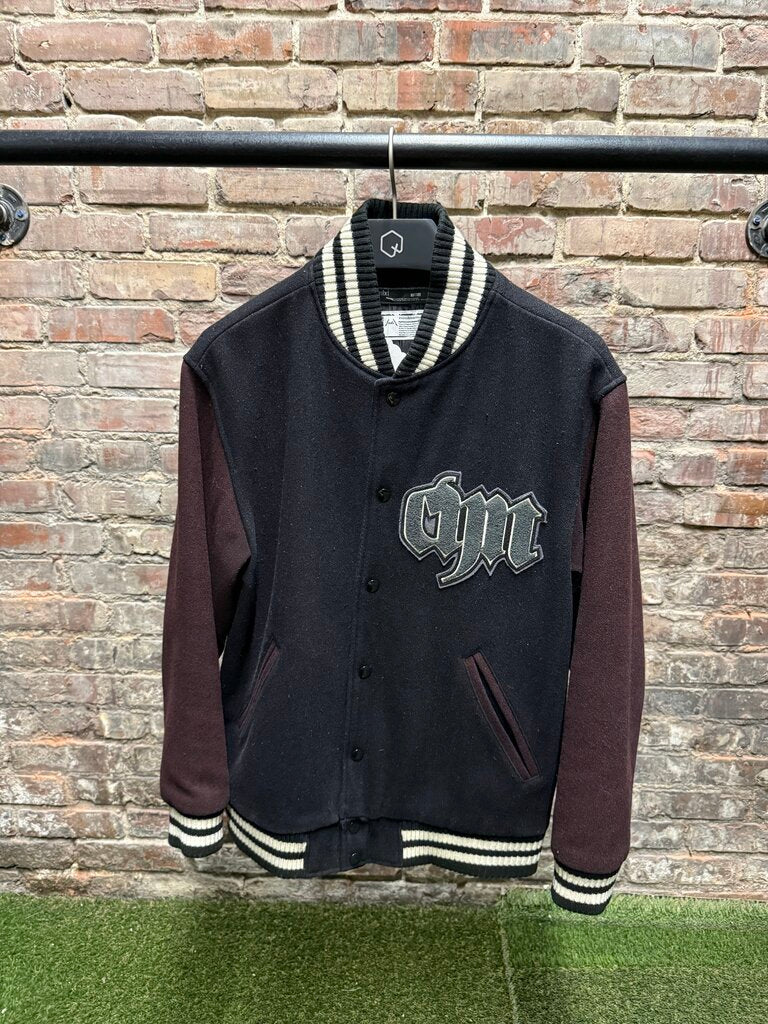 INVINCIBLEAMURDA x Number (N)ine A/W '10 Cyanide Varsity Jacket Black Sz. M