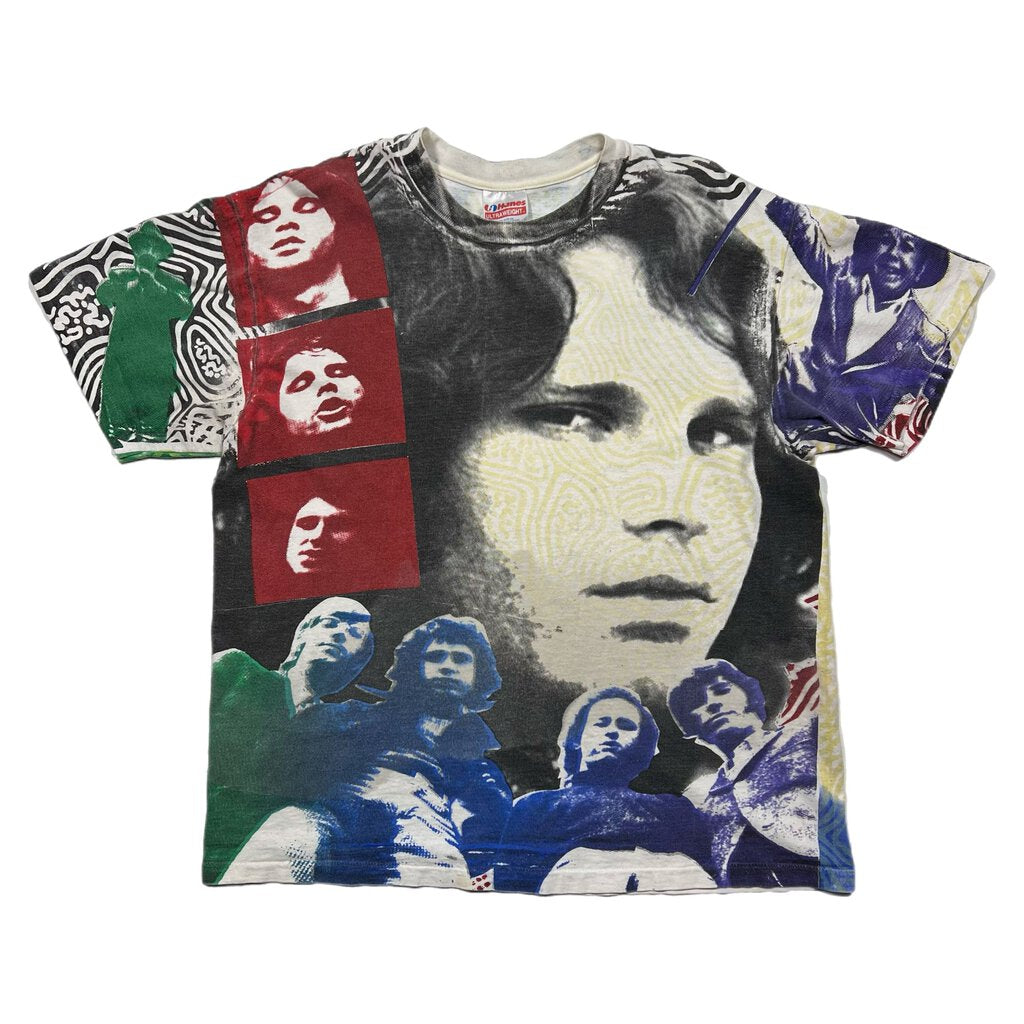 Vintage Jim Morrison AOP Tee Black Sz. L