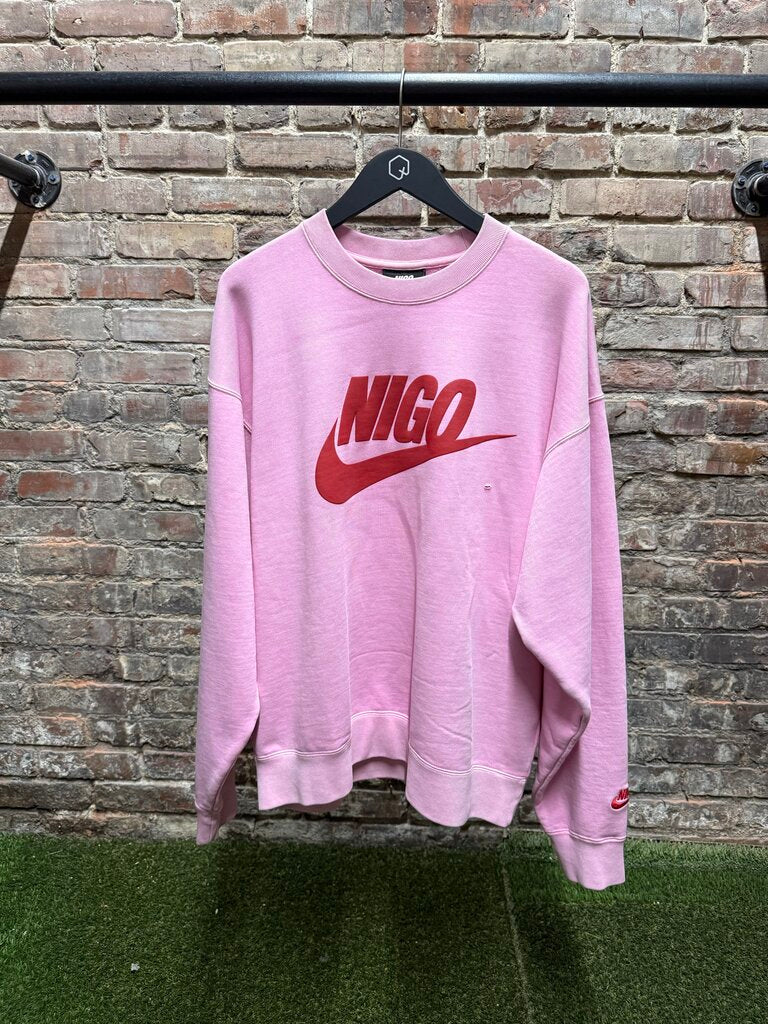 NIGO x Nike Swoosh Crewneck Pink Sz. L