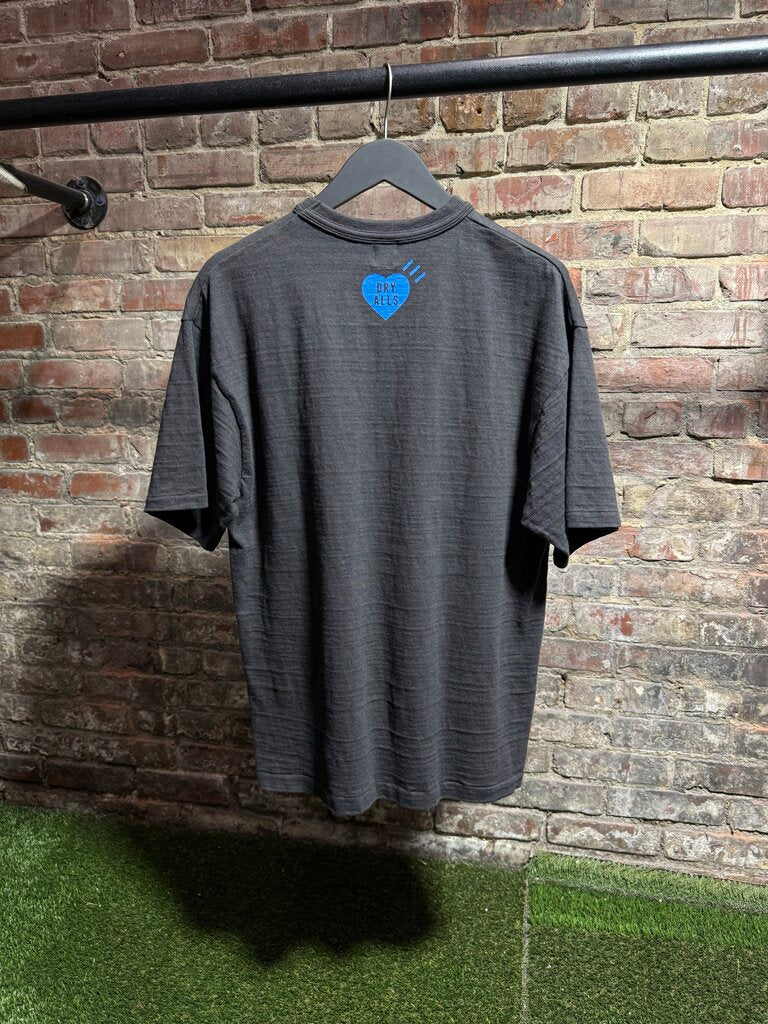 Human Made Heart Tee Black/Blue Sz. XL