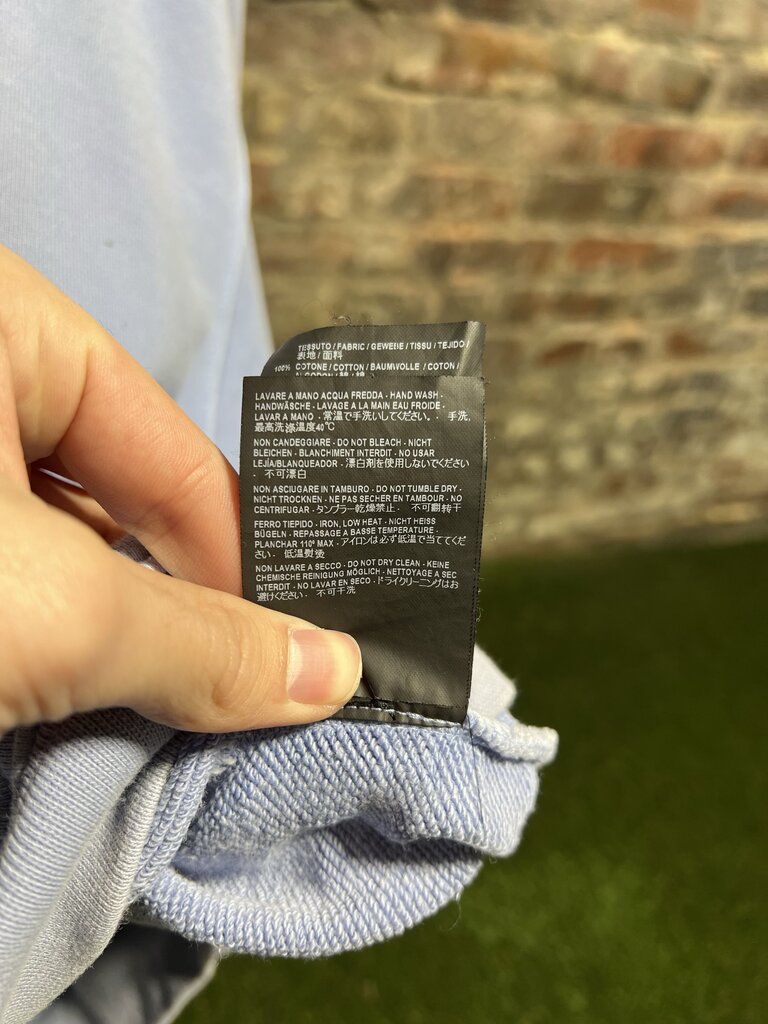 Balenciaga Phone Pocket Hoodie Baby Blue Sz. 4