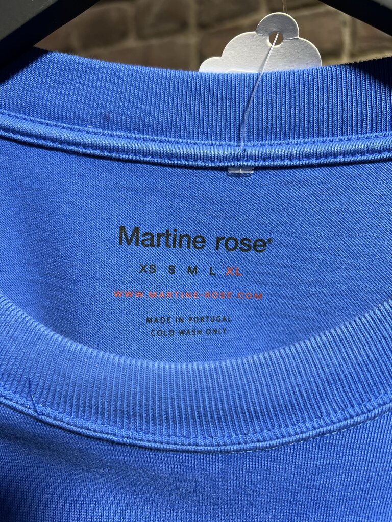 Martine Rose Goodside Tee Blue Sz. XL